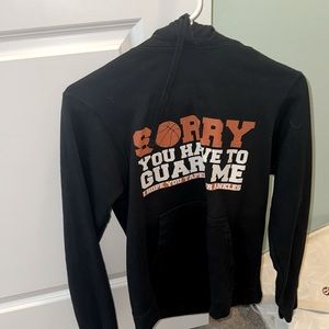 Black Basketball Meme Hoodie